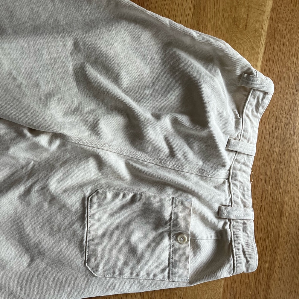 OZMA Field Pant, Tencel Bull Denim, Putty Size S - Picture 3 of 5